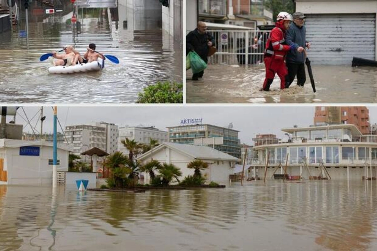 Qırmızı təhlükə: İtaliyada beş minə yaxın insan təxliyə edildi - FOTO/VİDEO